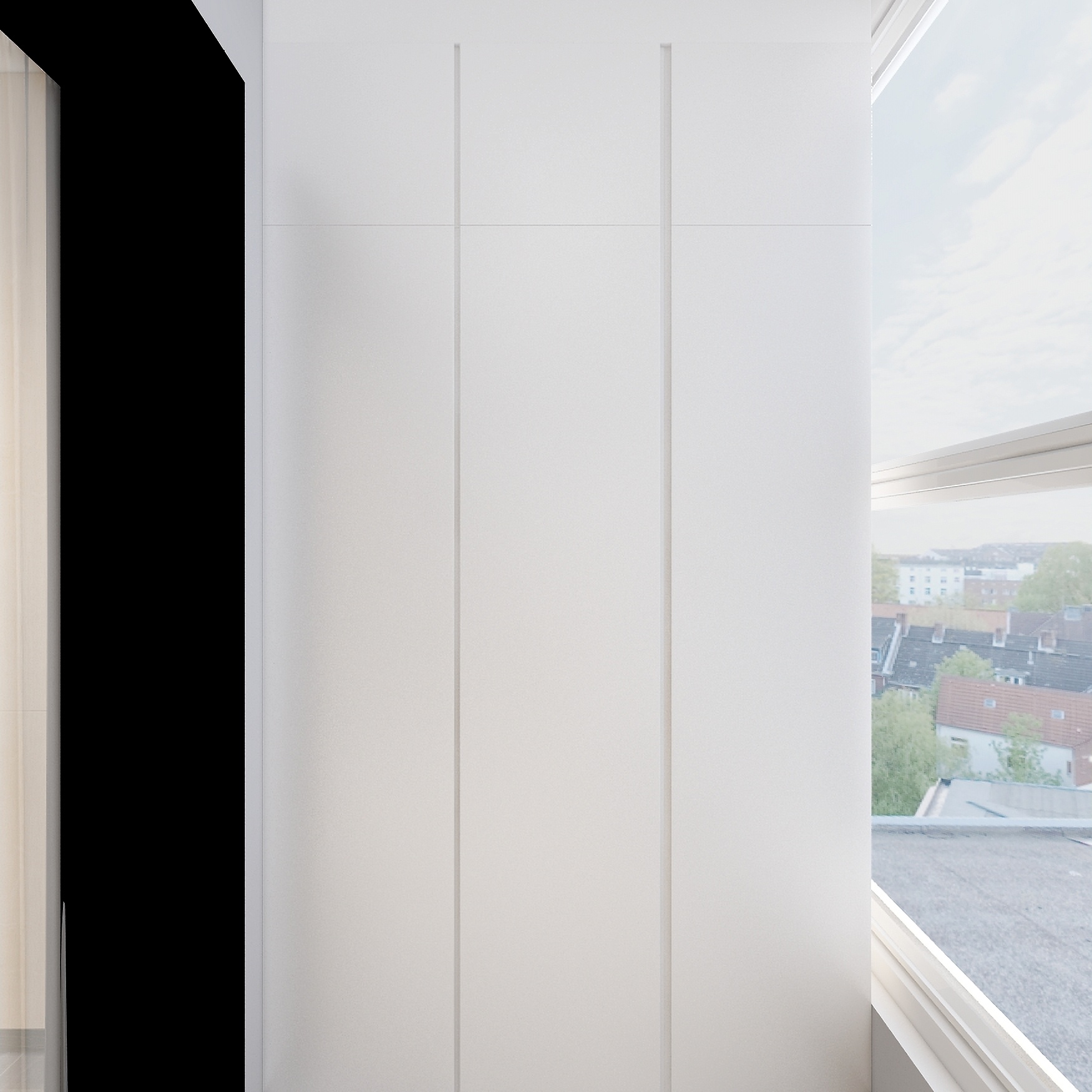 李青越-《三室现代简约-鼎一》一层阳台装修效果图第3张