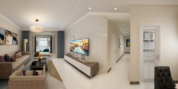 CHJ设计工作室-通号岭绣苑邱总118陈健设计-装修设计方案