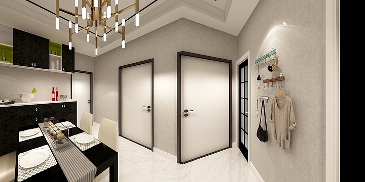 艺境空间伯毅-金鼎城8#-2-506-装修设计方案