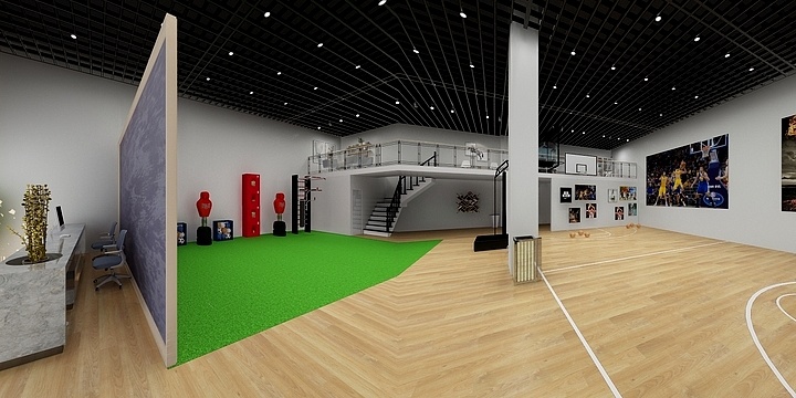 莫回头吖-篮球训练基地-装修设计方案