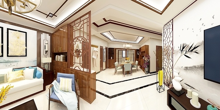 莲子SvFZ-腾达整体家居全屋定制史主任效果图-装修设计方案
