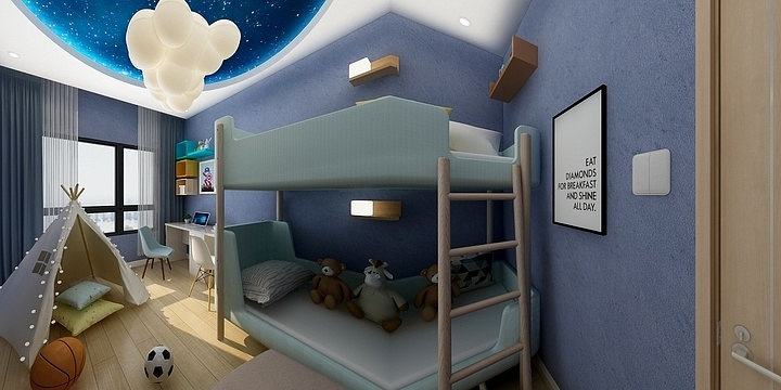 152****2301UzlV-男孩房-装修设计方案