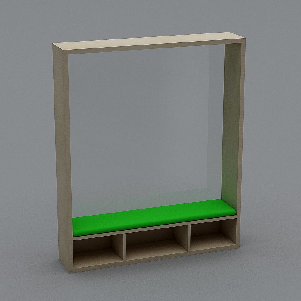 T创-展示柜3D模型
