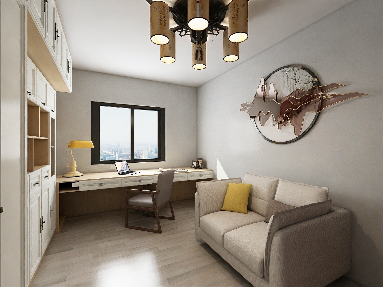 张海鹏CenV-长子书房-装修设计方案