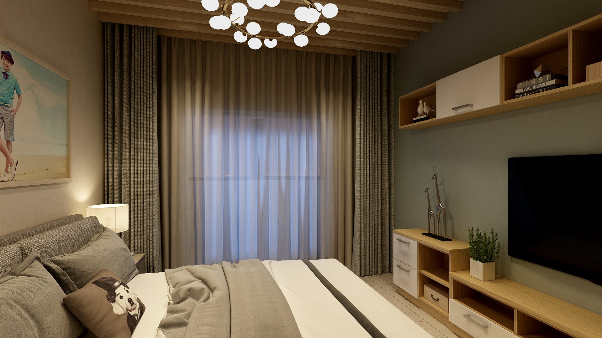 希淼-2栋E-1户型111-装修设计方案