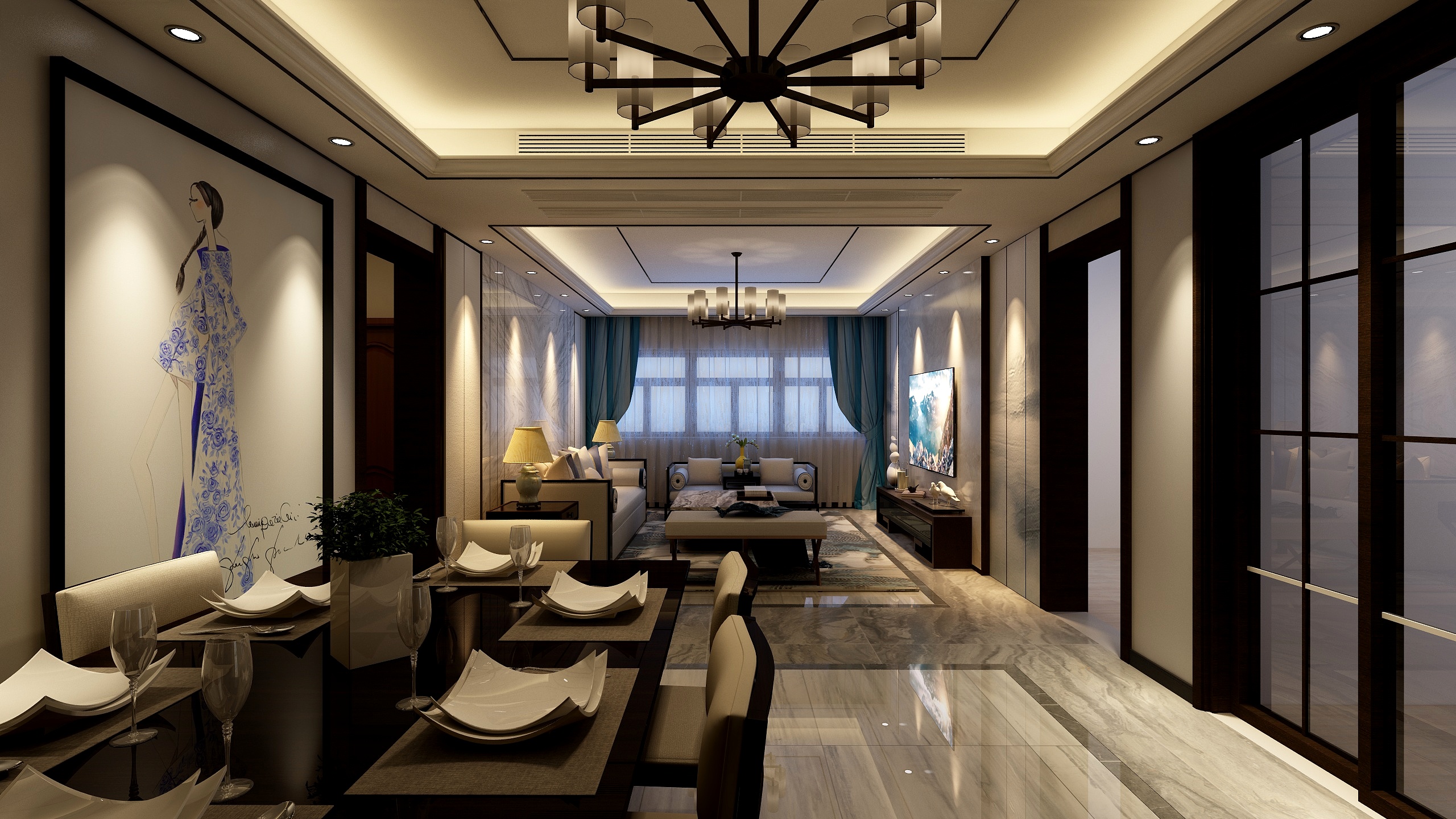 许然之-聚缘公寓169-装修设计方案