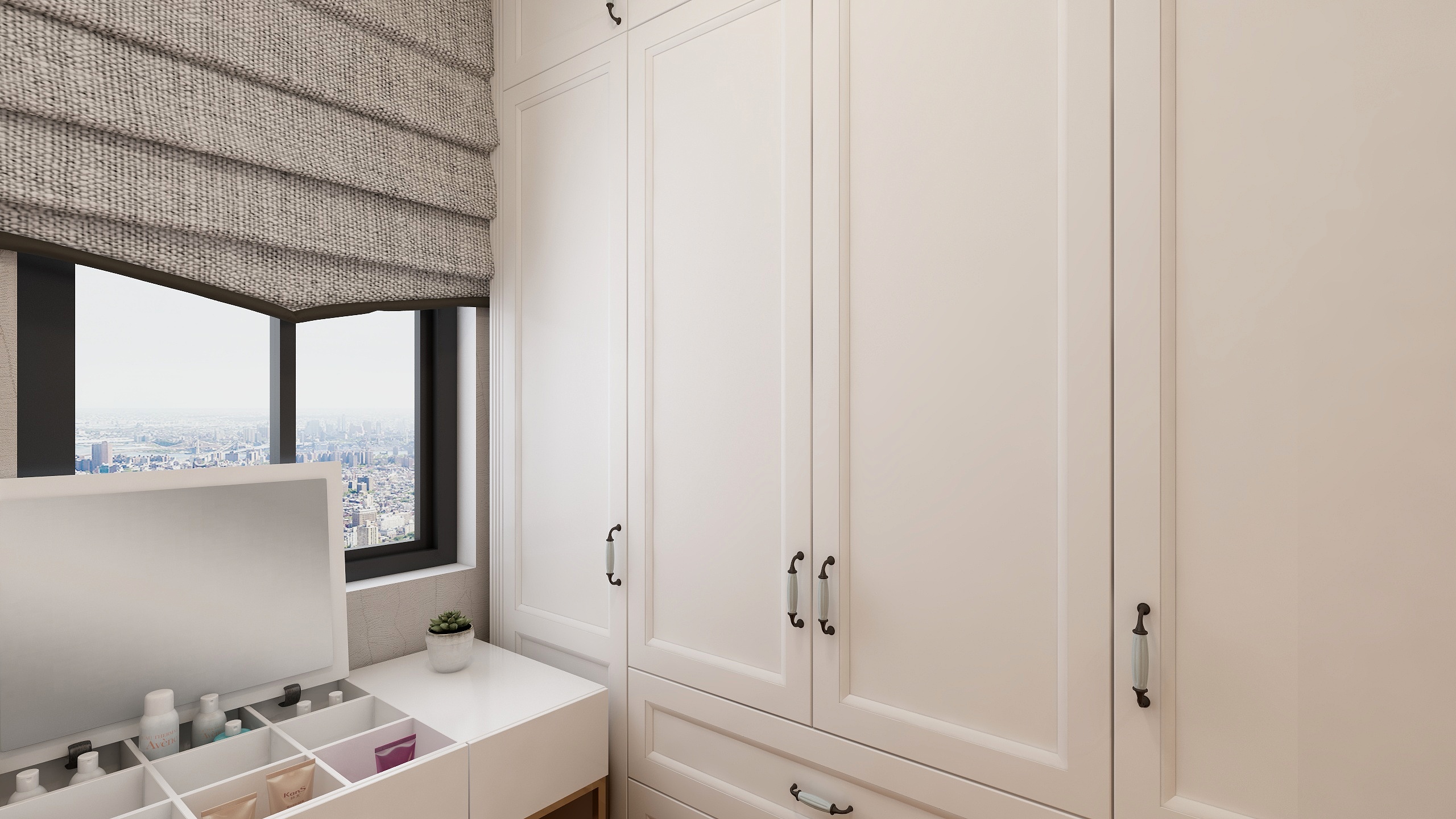 DMS设计-138方欧式三居一层衣帽间装修效果图第2张