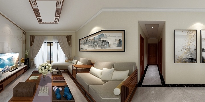 00000O-肇庆-幸福湖畔-装修设计方案