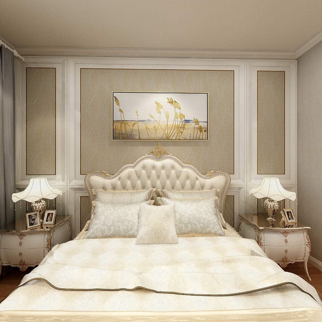 DMS设计-138方欧式三居一层主卧装修效果图第3张