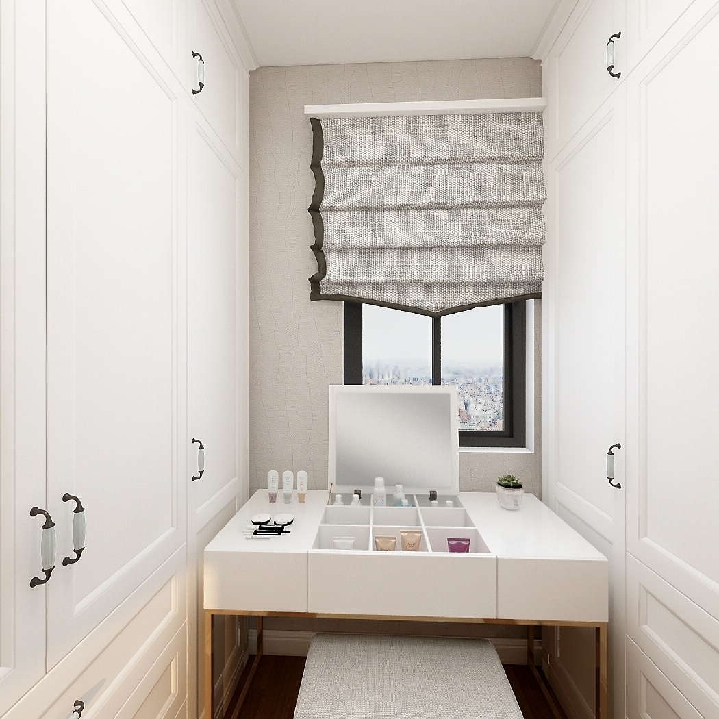 DMS设计-138方欧式三居一层衣帽间装修效果图第3张