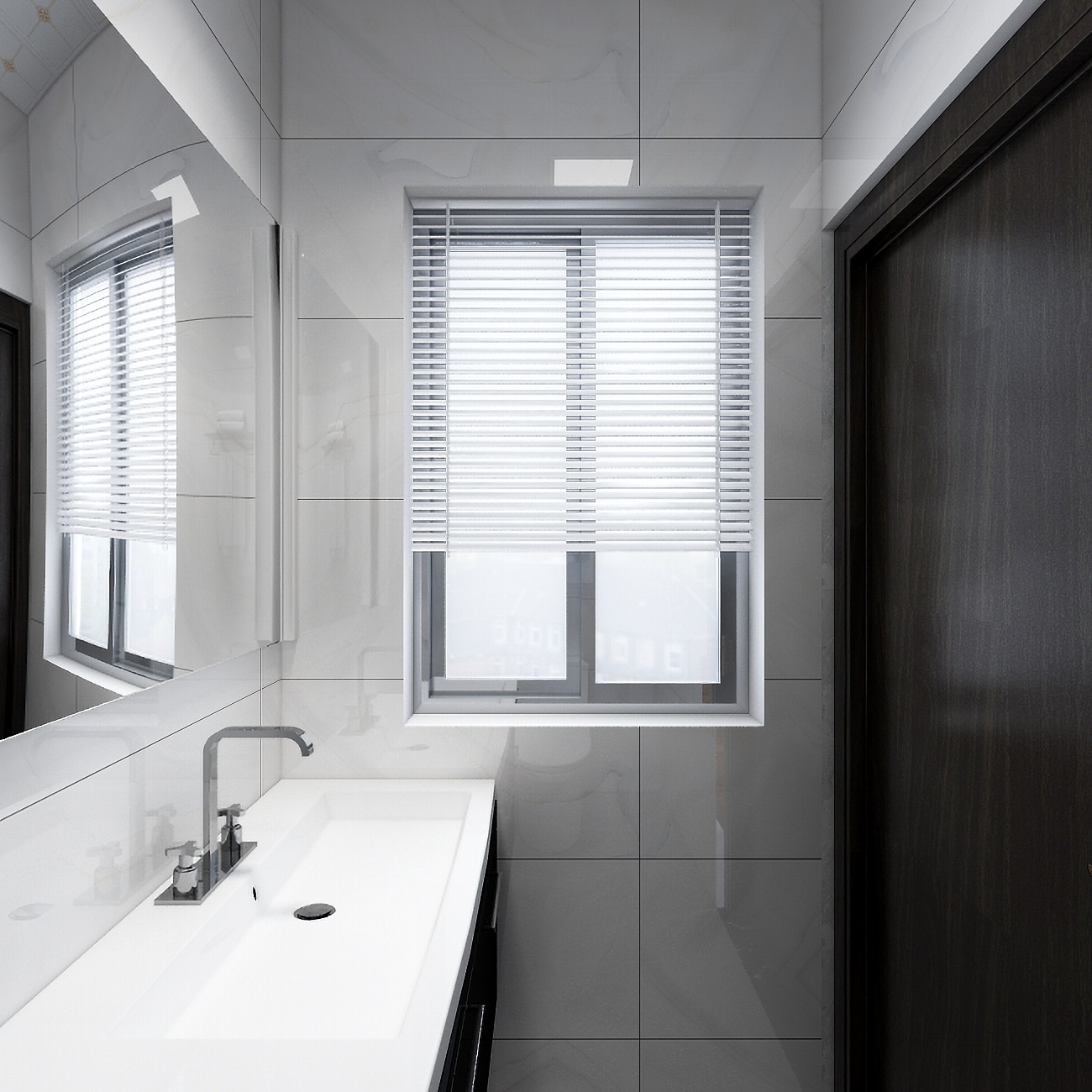 设计道也梁普荣-《新中式西门》一层主卫装修效果图第2张