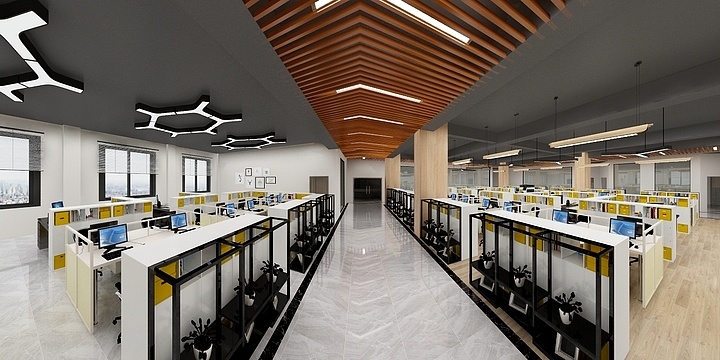 DesignQIU-办公室方案效果图-装修设计方案