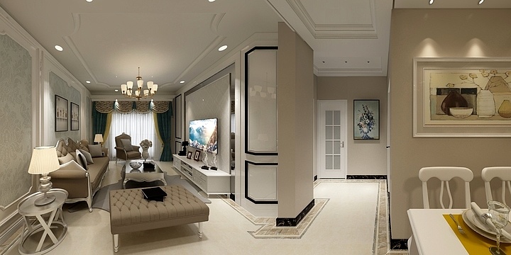 居尚装饰胡世锋-皋城王府60幢708室-装修设计方案
