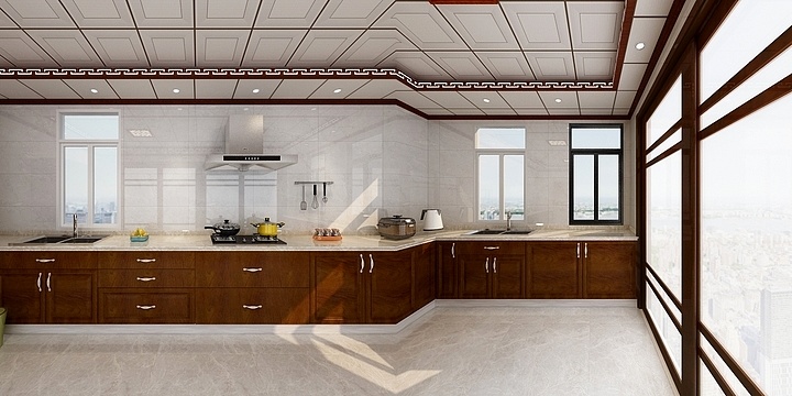 dm40089-湖畔山庄81厨房未央系列-装修设计方案