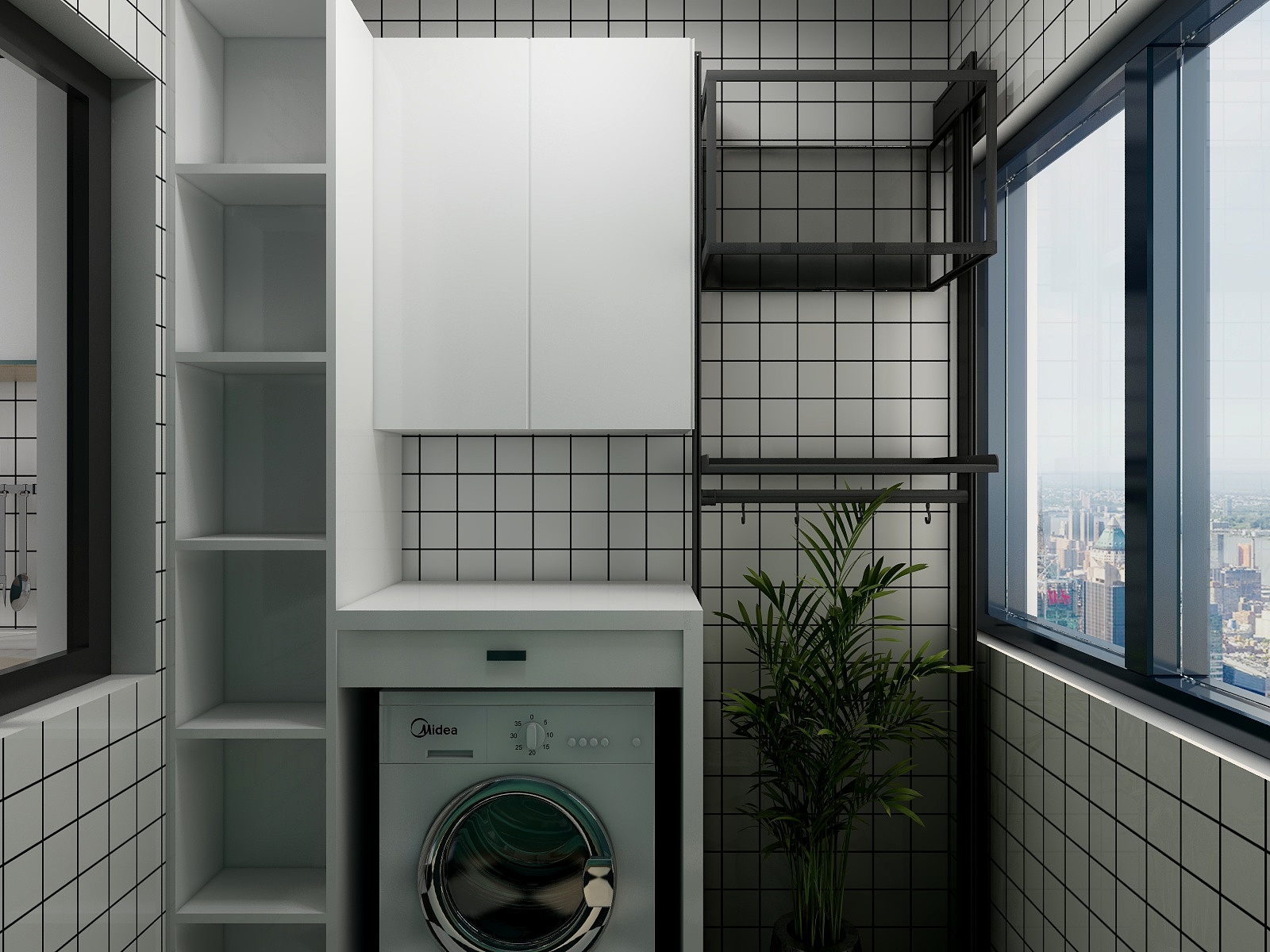 周士博-51方北欧一居装修效果图