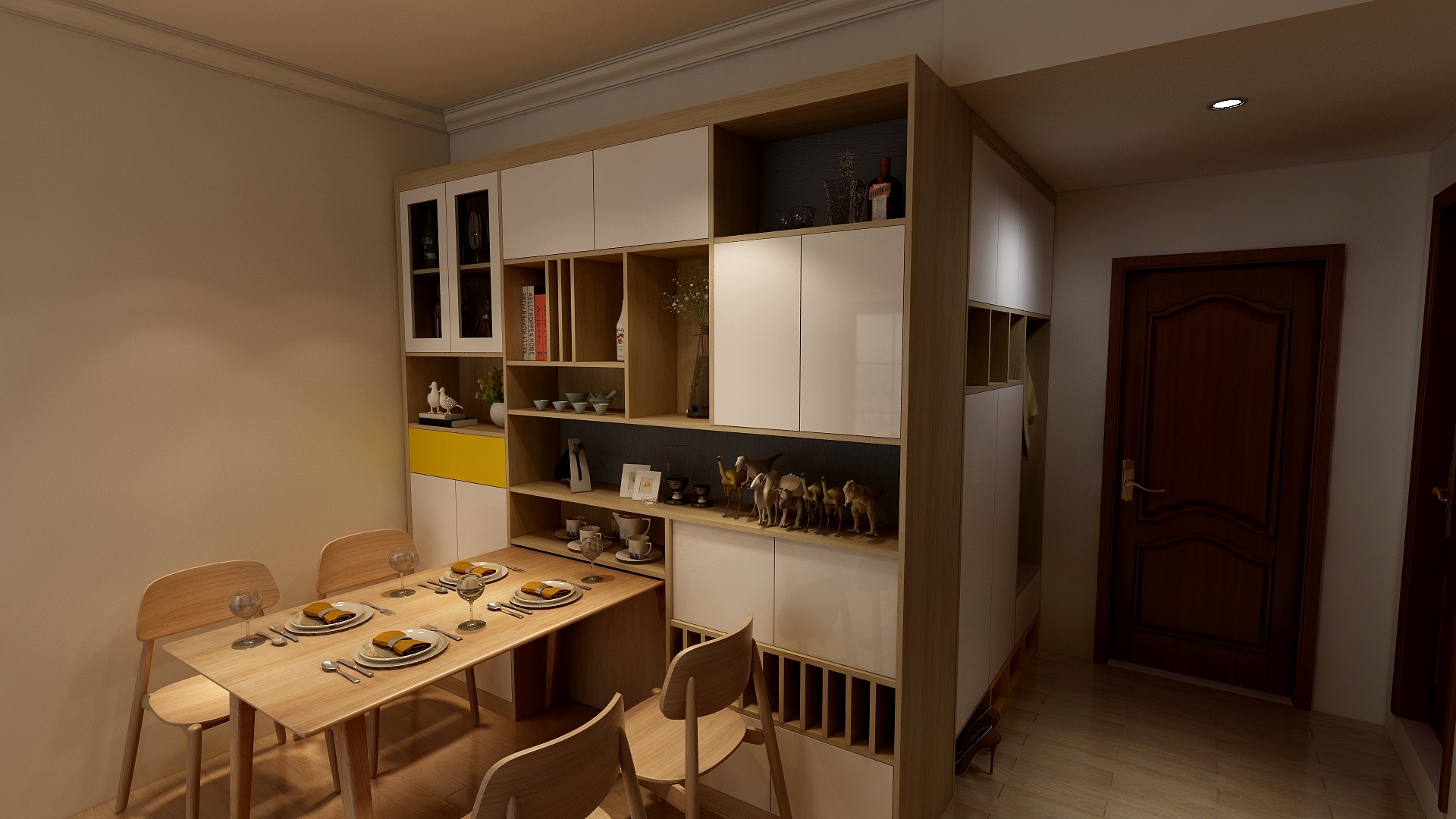 小小木作-美景麟起城75.00㎡A1户型1-6-3003-装修设计方案