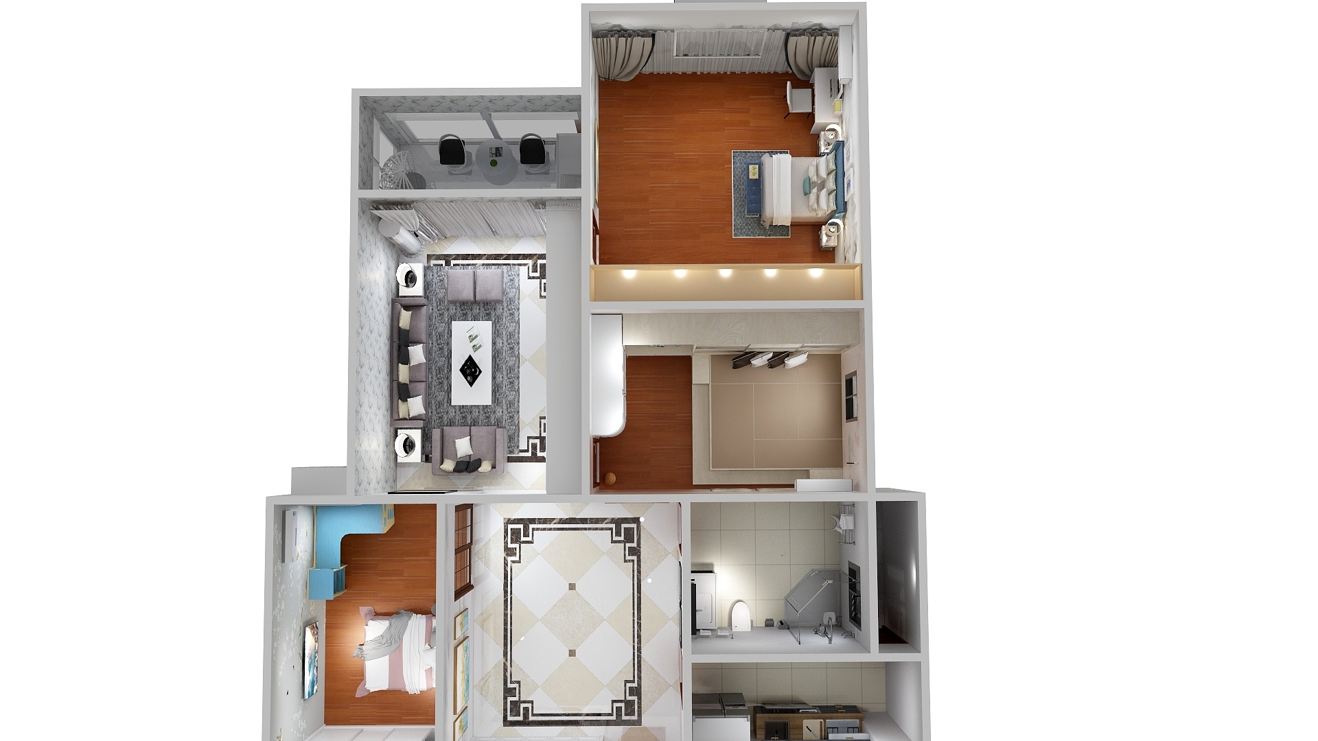 梦明装饰133****1027-湖北罗田博雅公馆叶总家-装修设计方案