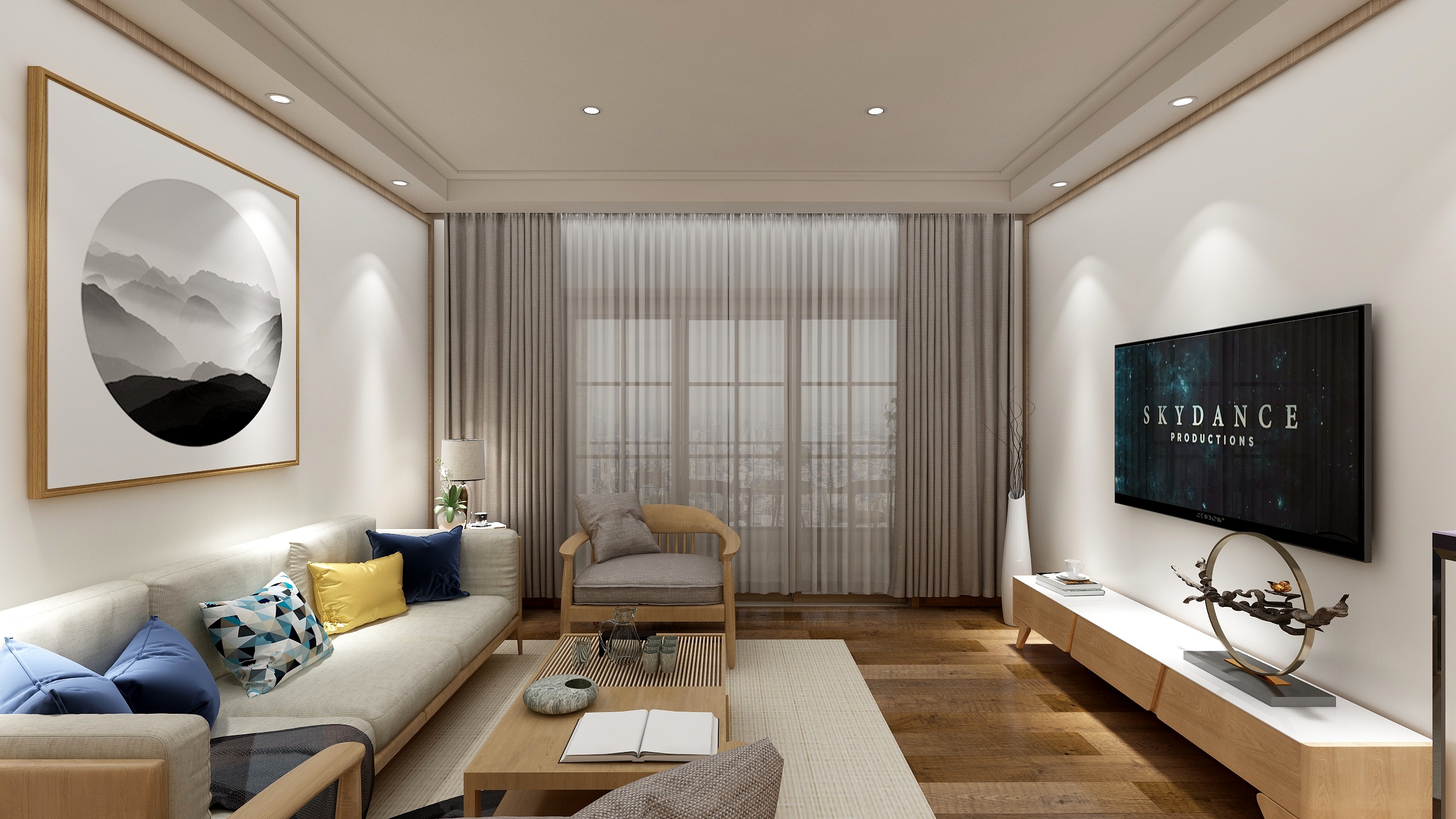 燕乘风77-枕水小镇-日式风-装修设计方案