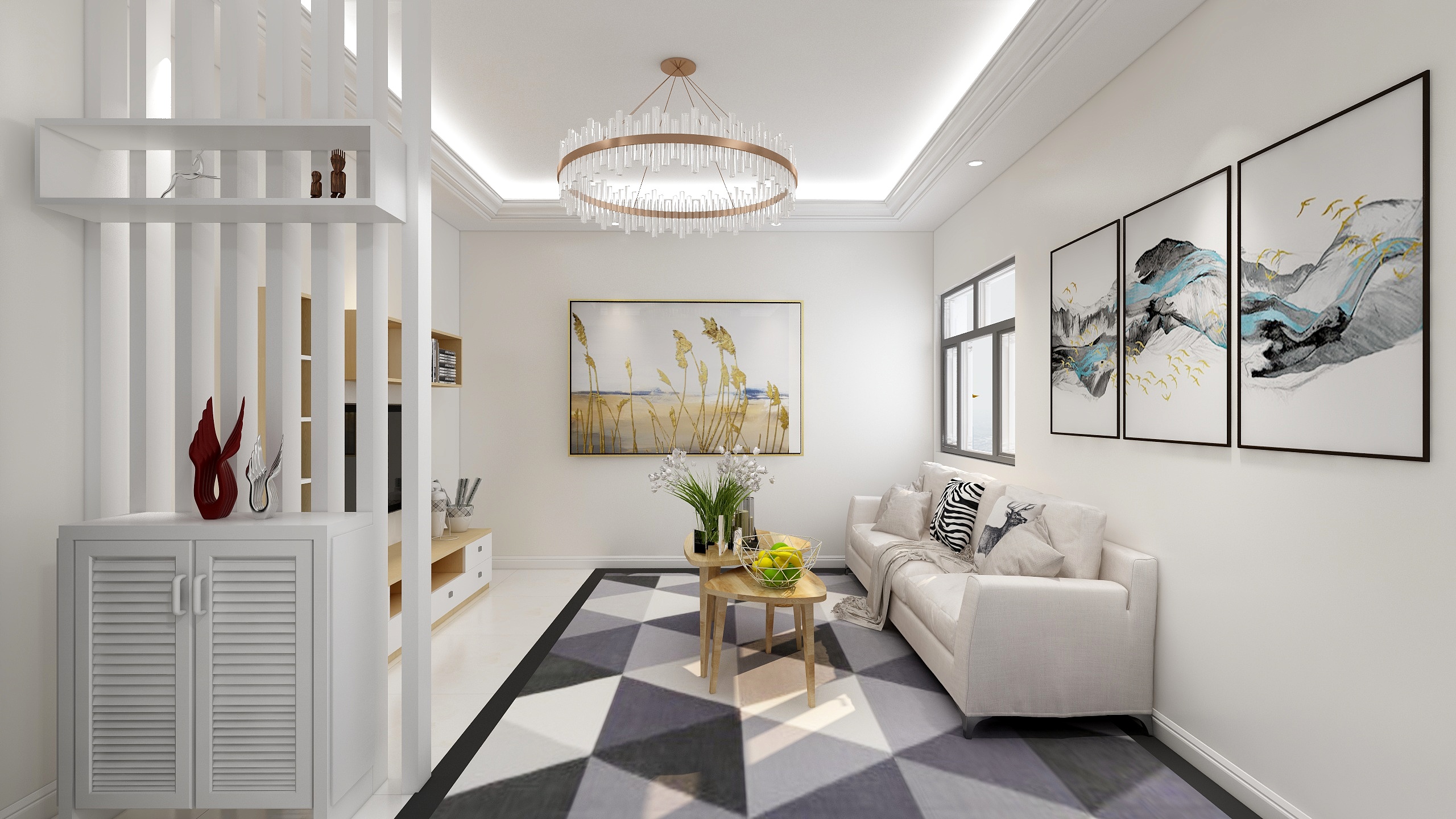 刘庆健-正商城裕园5号院85平方-装修设计方案