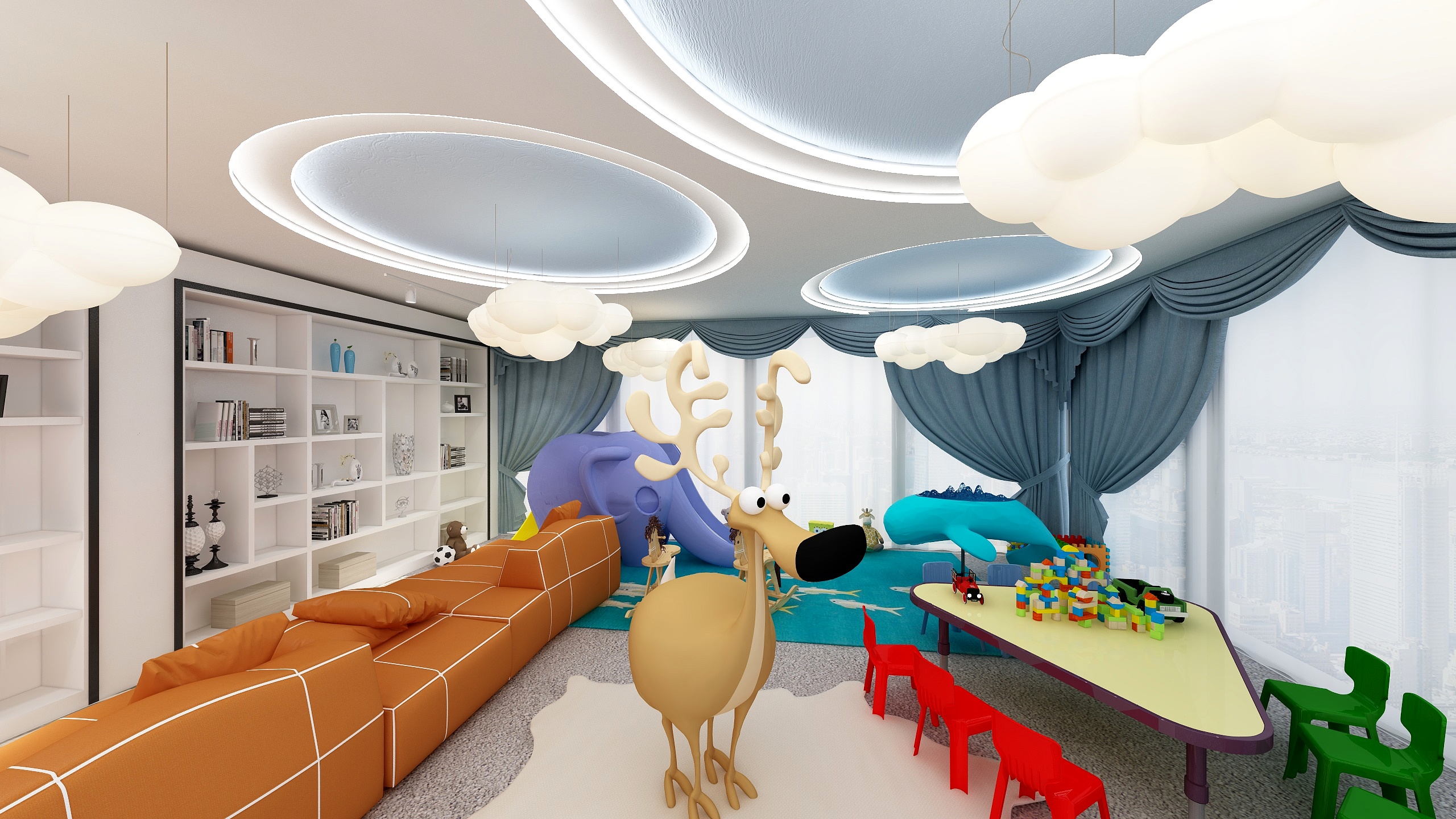 Zzr.-售楼处儿童娱乐区-装修设计方案