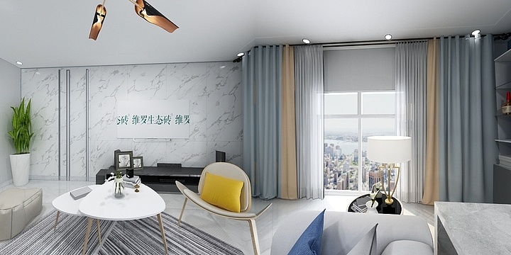 乌鲁木齐qe-loft612tvcf106-装修设计方案