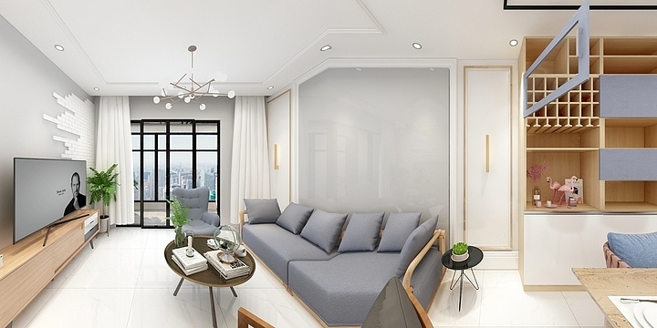 儋州冠珠-北欧风-装修设计方案