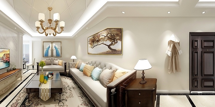 小丸子的设计-隆盛华府-装修设计方案