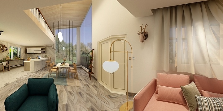 谈静-混搭小复式-装修设计方案