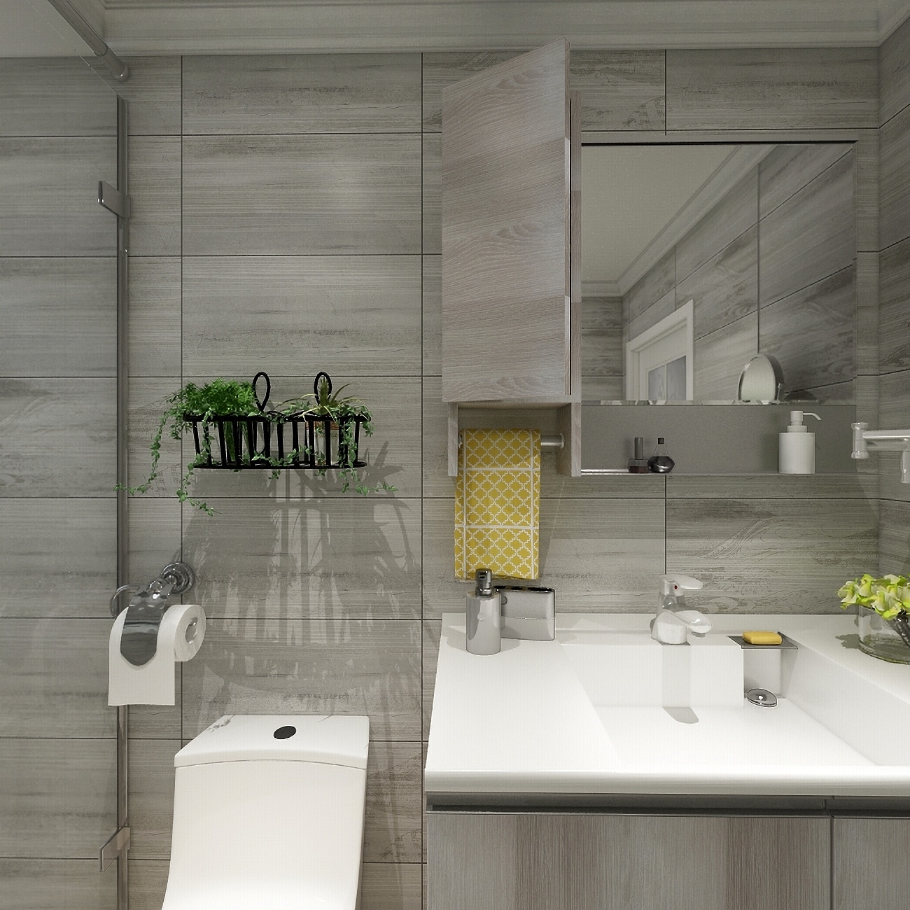 雷来广-《港湾》--舒适现代大三居一层主卧卫生间装修效果图第3张