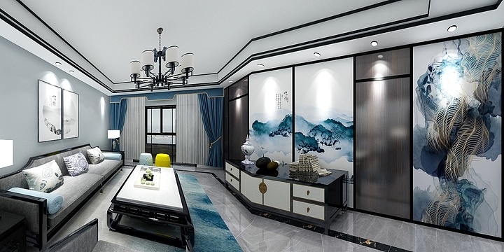 室内设计PIus-新中式——星居胡工设计-装修设计方案