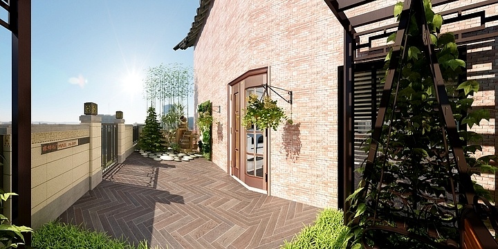 -抖音风间琉璃-Wen-huiwang《120㎡复式二居现代混搭》-装修设计方案