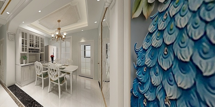 云空间装饰体验馆-王府东户欧式效果-装修设计方案