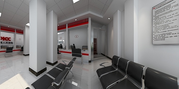 室内装饰全案设计-中国人民保险-装修设计方案