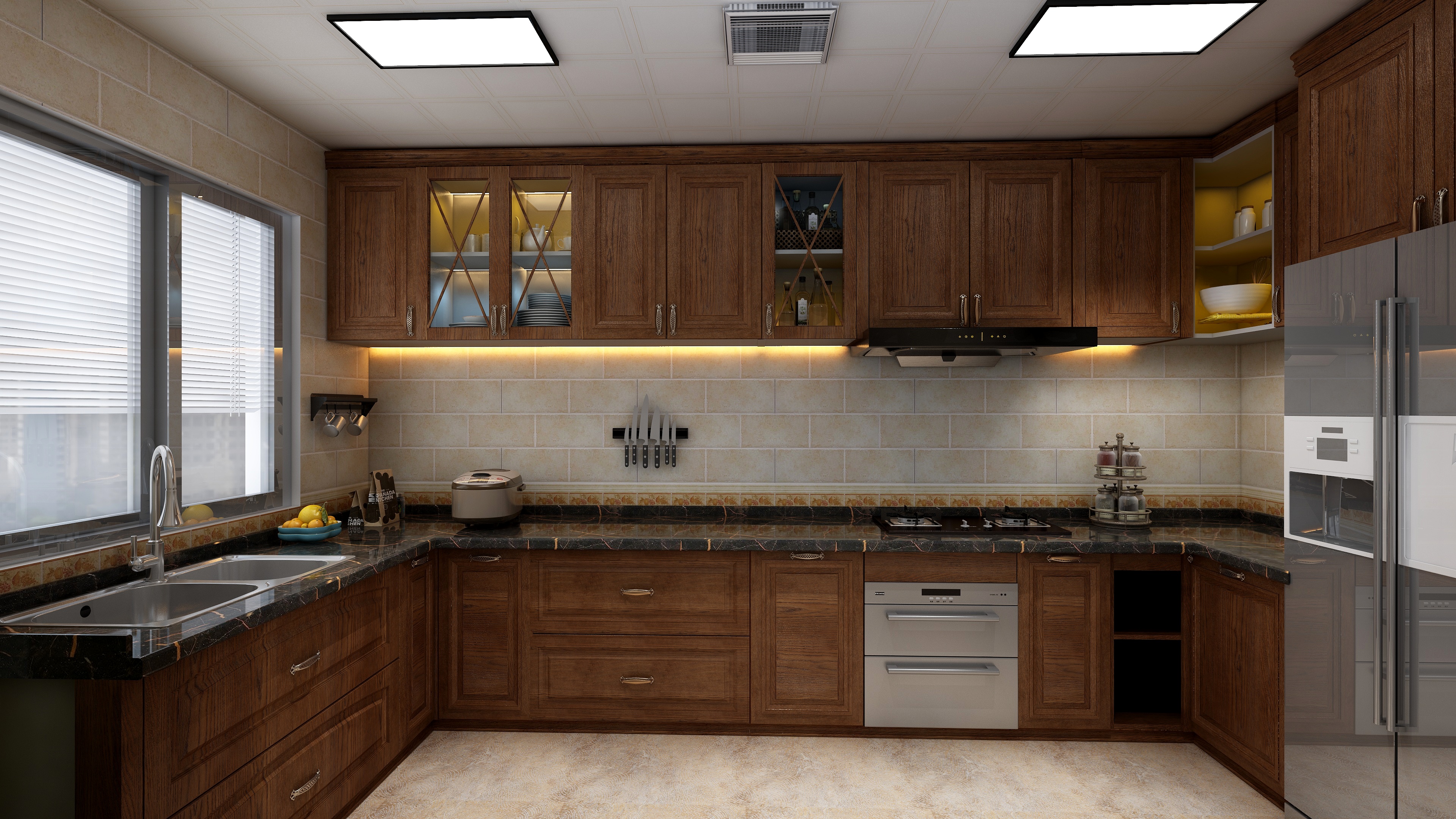 夏木英-宽敞的大三房装修效果图