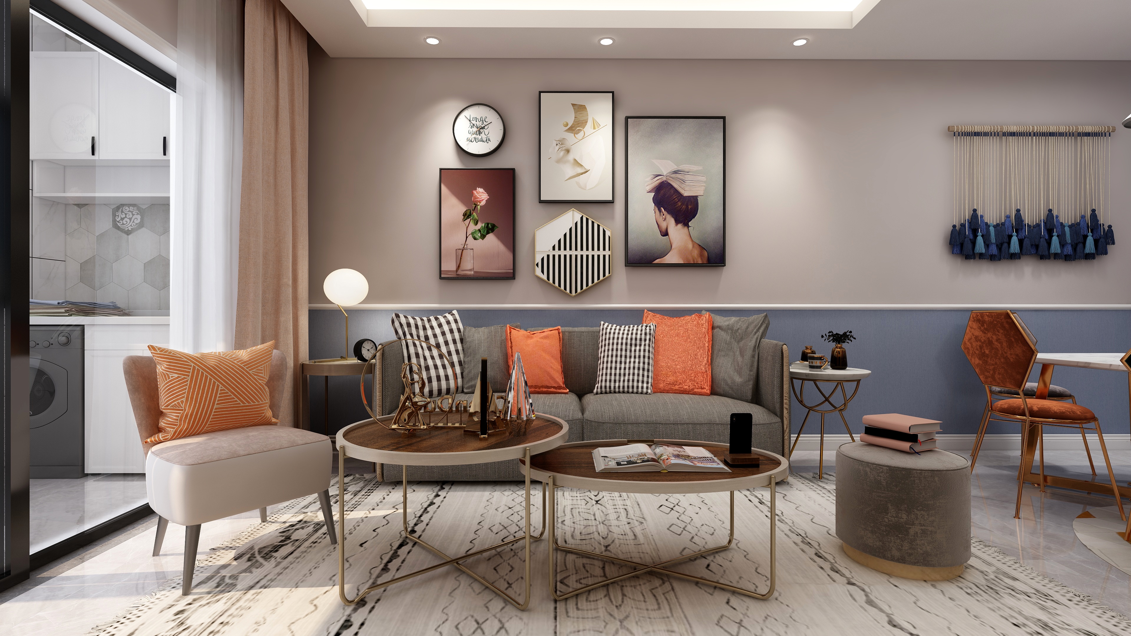 水木芸居设计-《沫染玉》一层客餐厅装修效果图第4张