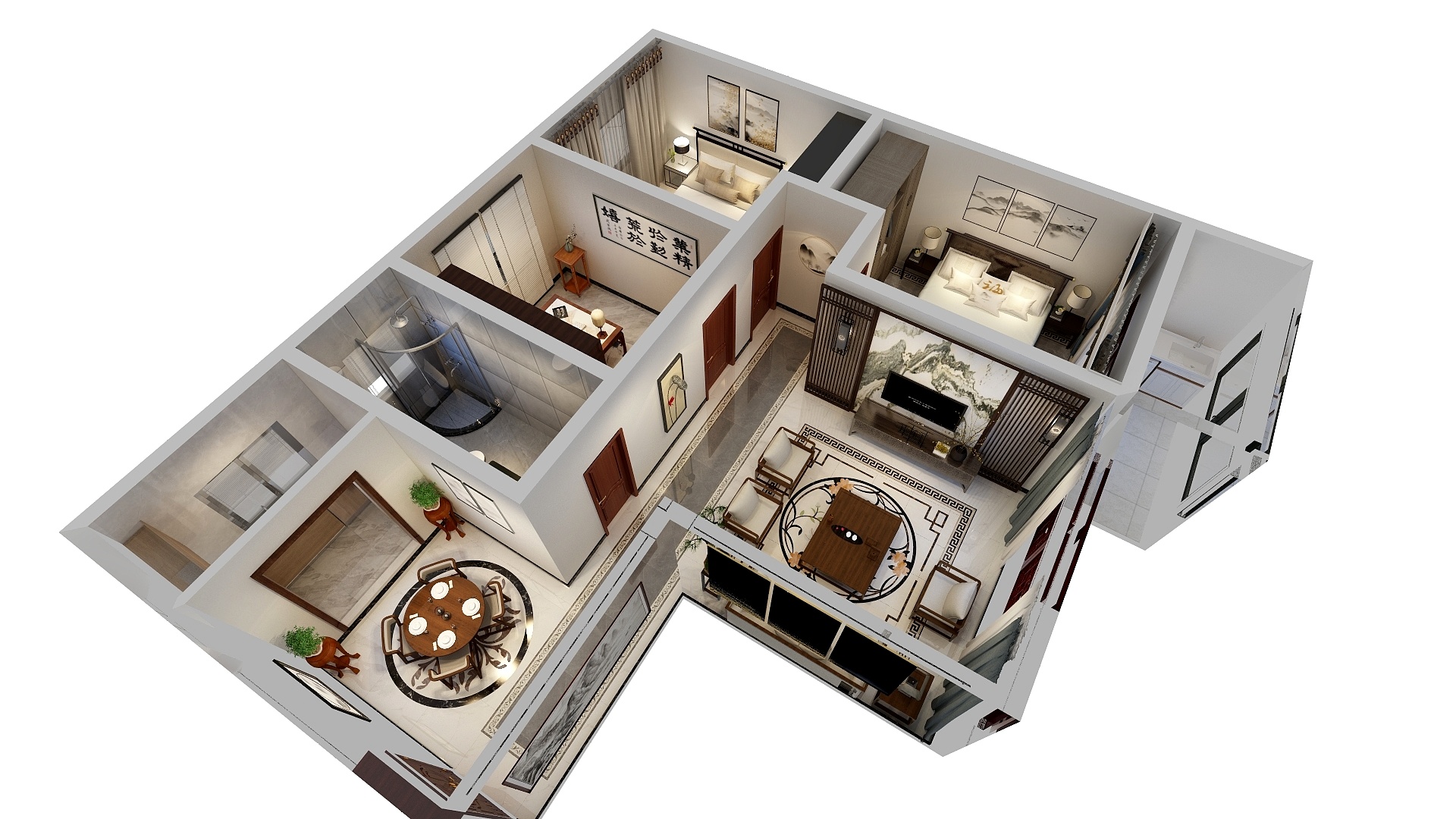 希淼-新中式-装修设计方案