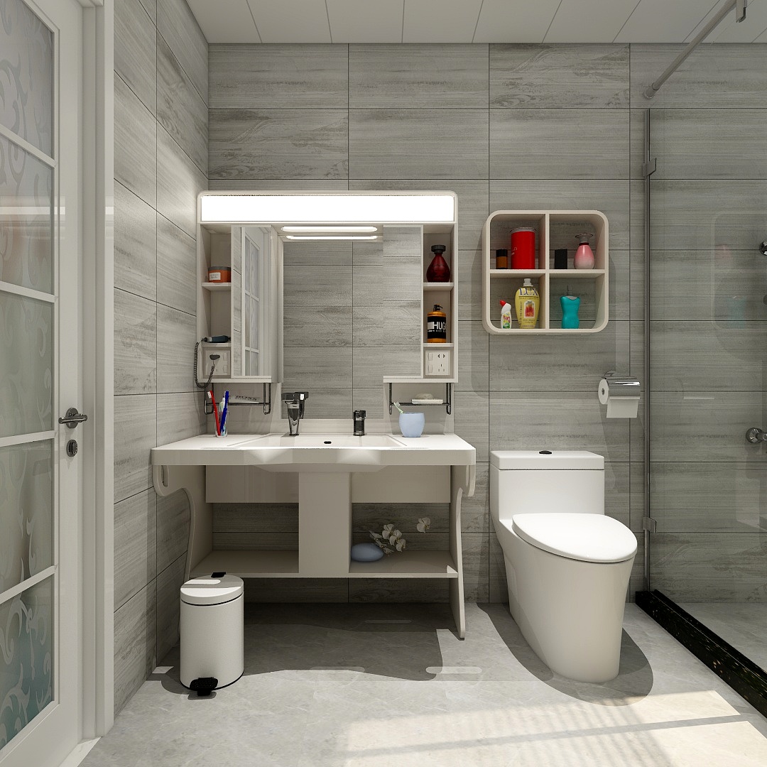 雷来广-《港湾》--舒适现代大三居一层卫生间装修效果图第1张