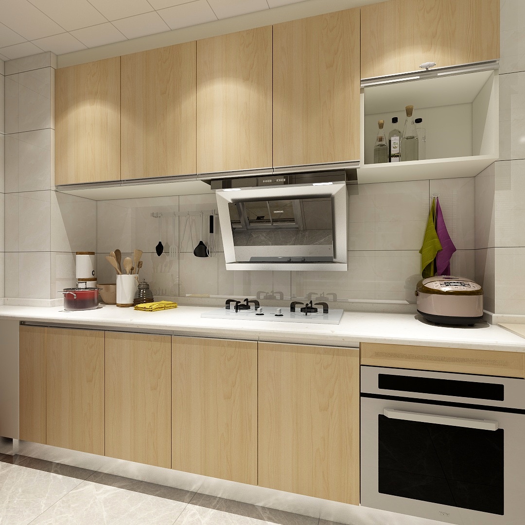 雷来广-《港湾》--舒适现代大三居一层厨房装修效果图第1张