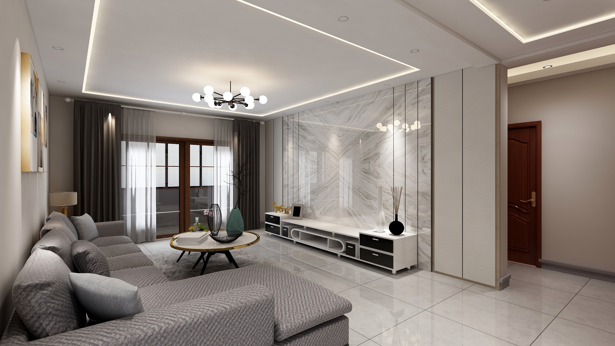 言礼_-绿景水岸-装修设计方案