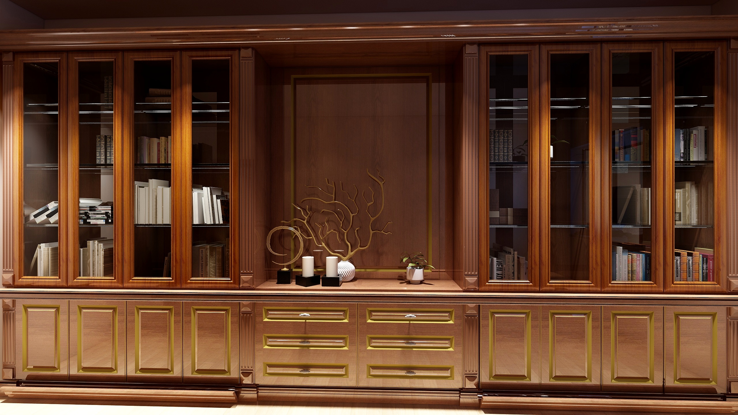 杨義誌-铂悦山100.00㎡B1户型3室2厅1卫1厨-装修设计方案