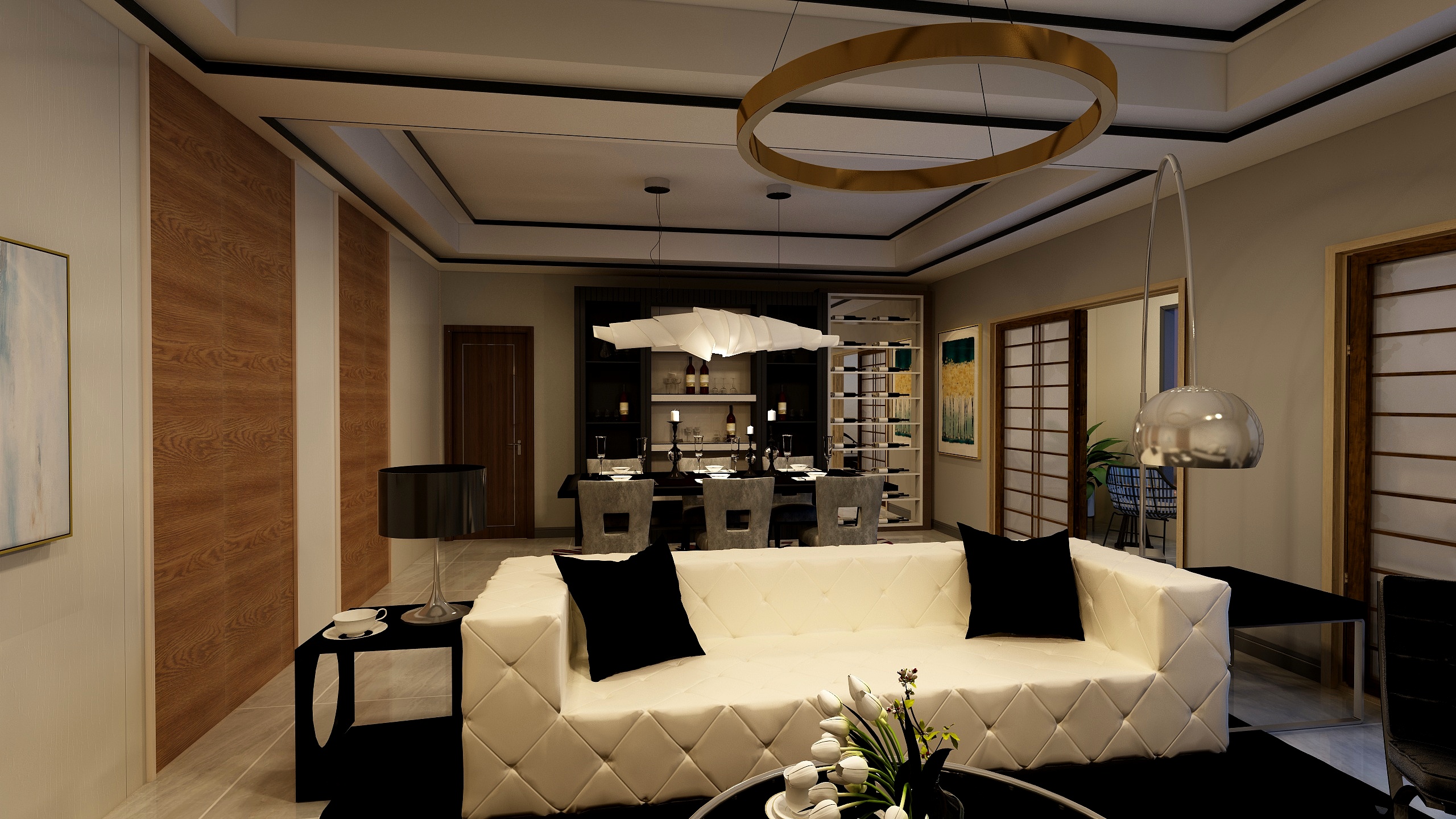 空间设计李晓雪-威尼斯--灯饰-装修设计方案