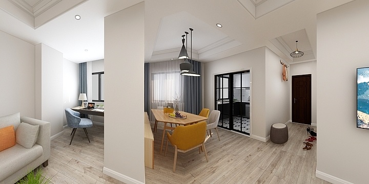 嘉诚装饰PauW-嘉华春晓32-1-2205-装修设计方案