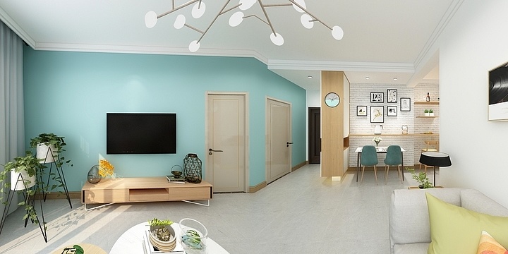设计师丨袁兆凯-3D北欧-装修设计方案