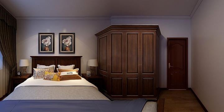 褚新伟-90平美式-装修设计方案