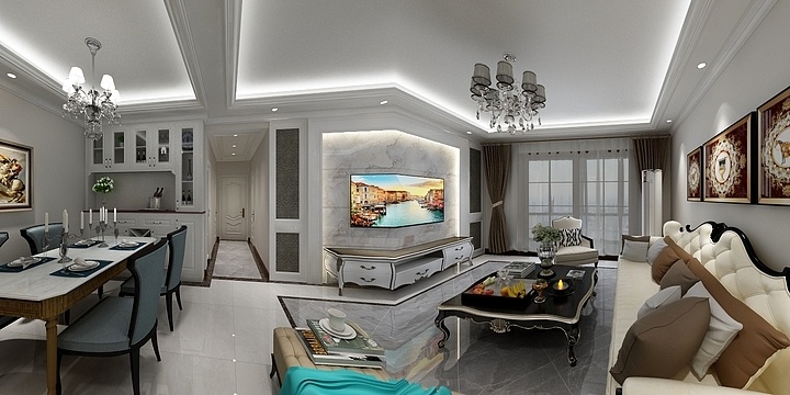 欢快的小马-龙湖美岸-墙布-装修设计方案