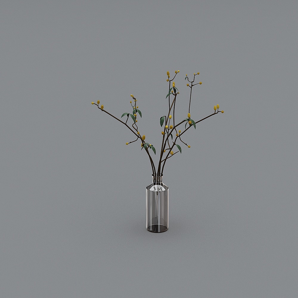 花瓶13D模型