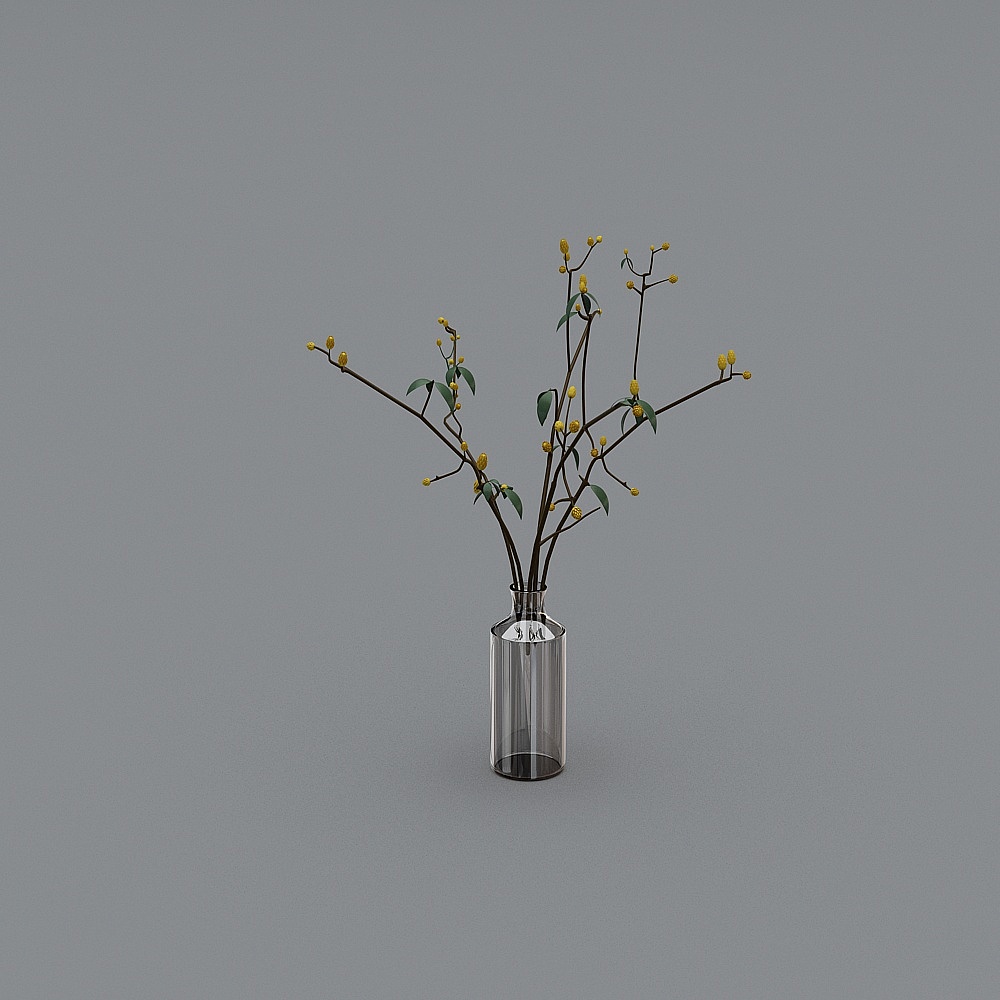 花瓶13D模型