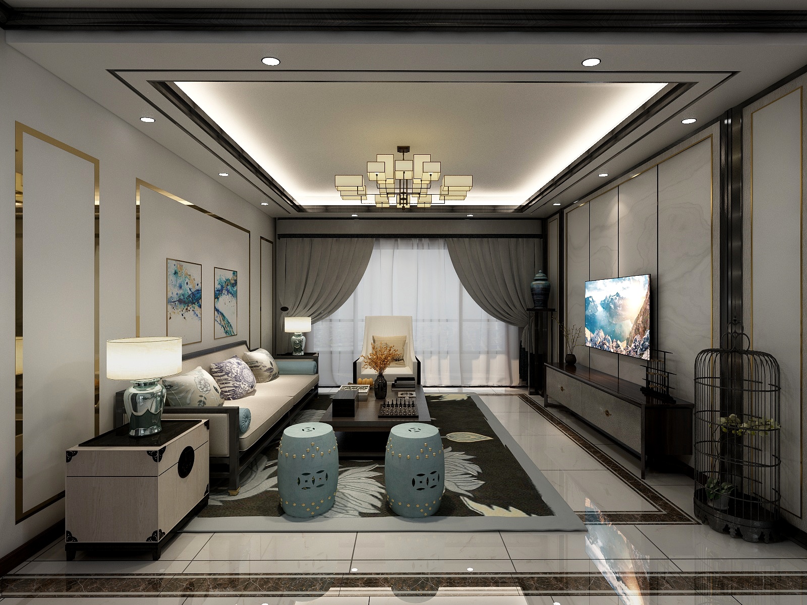 李向阳-新中式-装修设计方案