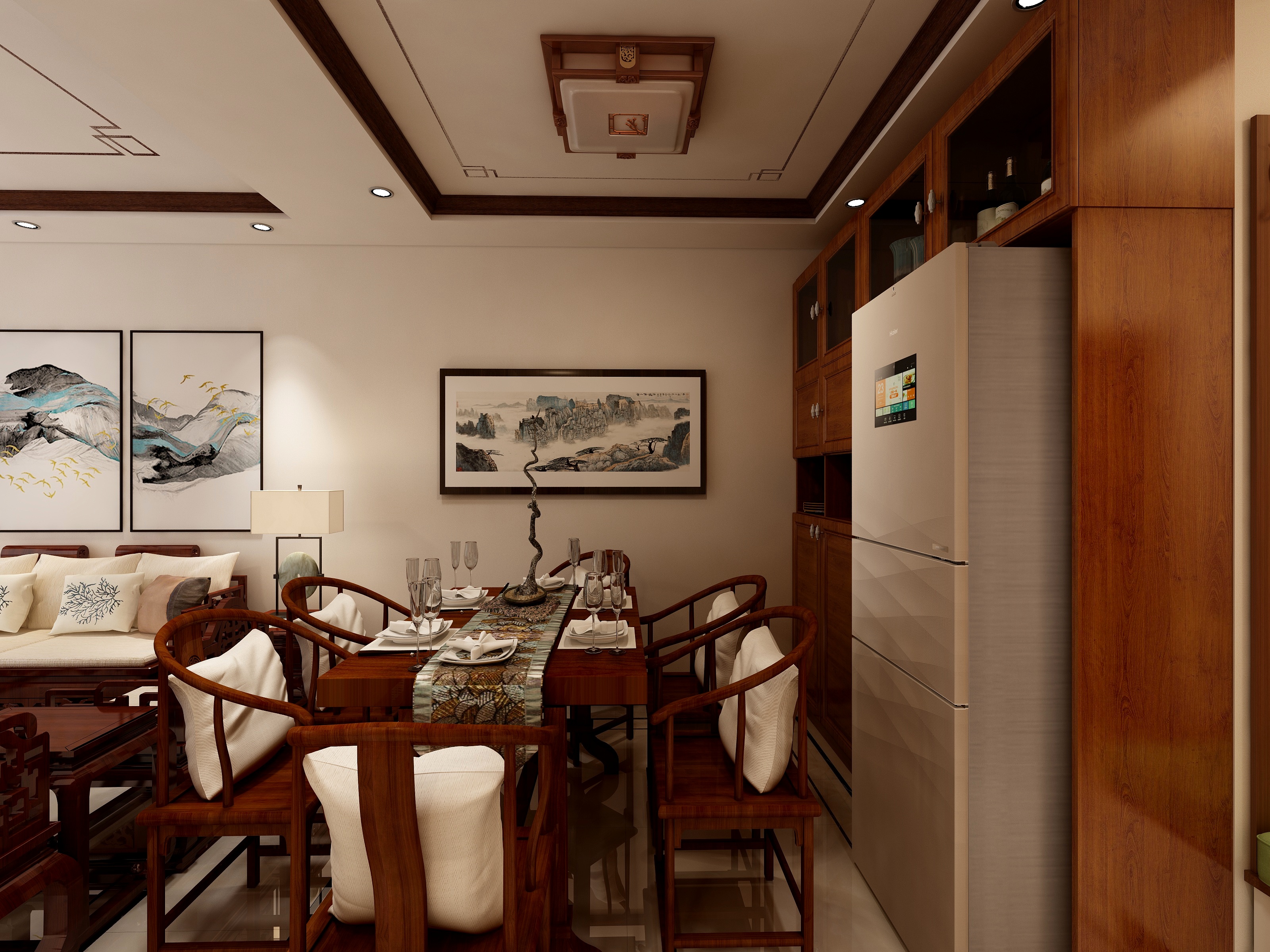 悠鱼-强湾小区31号楼七楼（中式）-装修设计方案