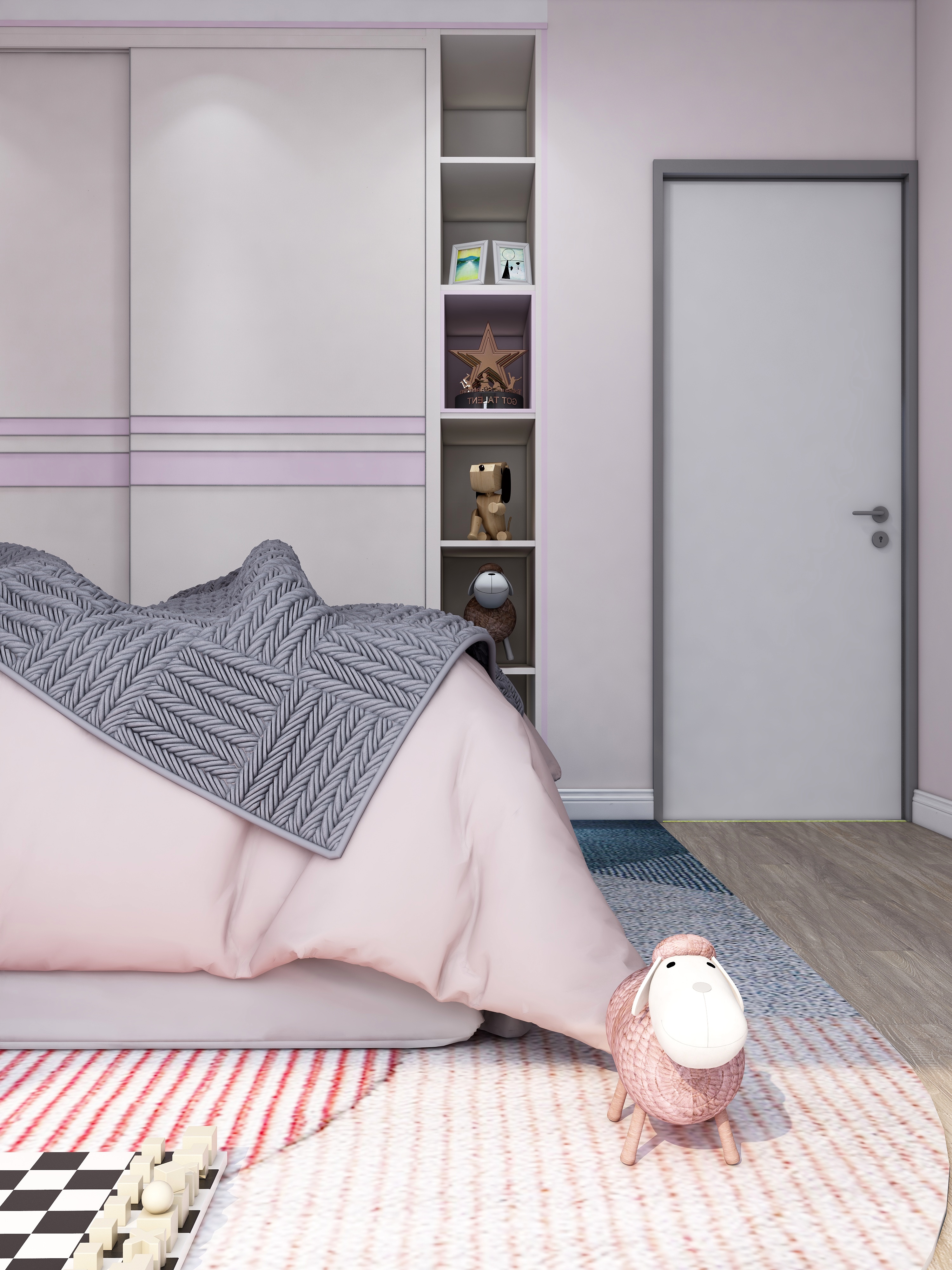 壹帆德品-146㎡现代四居一层儿童房装修效果图第2张